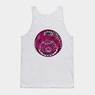 Pink origami mandala Tank Top